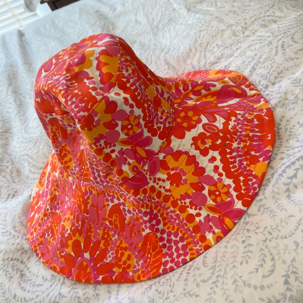Trina Turk Shade Hat pink/orange